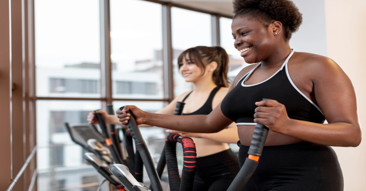 Womens Health Month Women in a gym